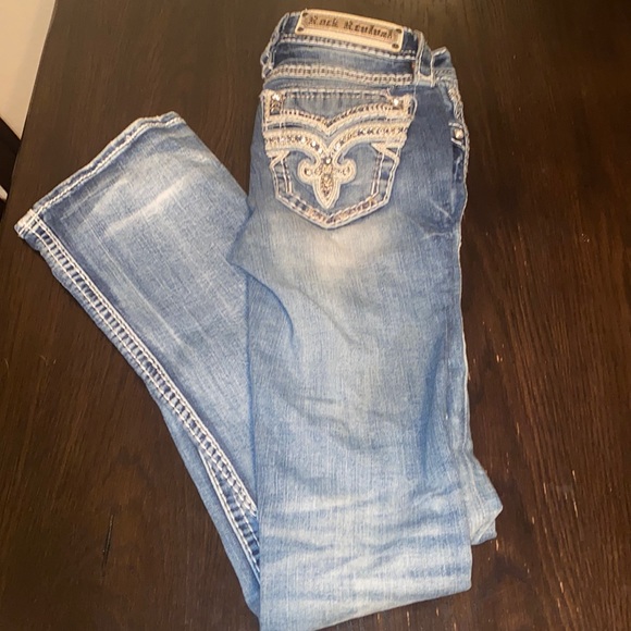 Size 24 Rock Revival Mid-Rise Bootcut Jeans. - Picture 1 of 2